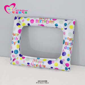 Marco de Fotos con Globos HT, Globo de 50 cm x 40 cm, Decoración para Fiestas de Cumpleaños - Product Image 2