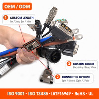 Perakitan Kabel Kustom OEM ODM Berkualitas Tinggi untuk Peralatan Industri, Medis, dan Otomotif, Konektor & Panjang yang Dapat Disesuaikan