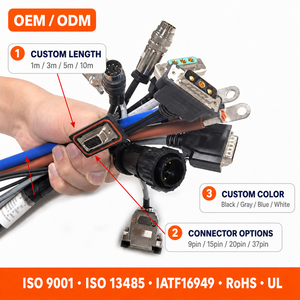 适用于工业、医疗、汽车设备的高品质 OEM ODM 定制电缆组件，可定制连接器和长度 - Product Image 4