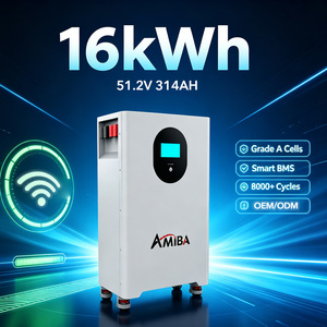 แบตเตอรี่พาวเวอร์วอลล์แบบต่อพ่วงได้ 51.2V 16kWh 300Ah ระบบกักเก็บพลังงานภายในบ้านสำหรับจ่ายไฟฟ้าพลังงานแสงอาทิตย์แบบออฟกริด - Product Image 4