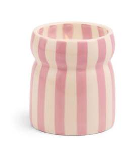 <span class=keywords><strong>Jalo</strong></span> - Recipiente de Cerámica para Velas de Cera de Soja Vacío, con Diseño de Rayas, Impreso a Mano con Serigrafía, con Logotipo Personalizado, para Decoración del Hogar, 8 oz - Product Image 2