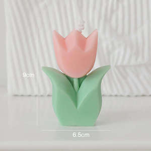 AIKUN Bougies parfumées en forme de tulipe pour la décoration de la maison, bricolage, sûres et écologiques, bougies naturelles - Product Image 6