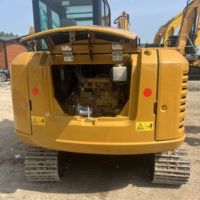 Mini-excavatrice Cat305.5E2 d'occasion, système hydraulique haute performance, excavatrice sur chenilles Cat305.5E2 pour travaux de terrassement