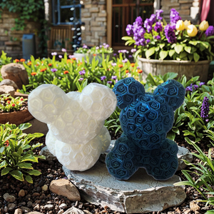 Service d'impression 3D FDM personnalisable pour ours en roses, prototypage rapide, modèles de jouets en plastique, services de fabrication de modèles personnalisables en PLA - Product Image 1