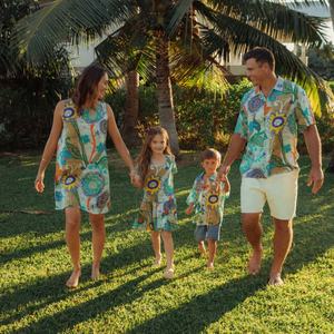 Wholesale High Quality Summer Casual Floral <b>Hawaiian</b> Beach Cover up <b>Womens</b> <b>Hawaiian</b> Shirt <b>Dress</b> - Product Image 3