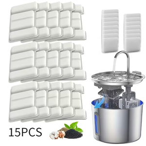 Katzen-Trinkbrunnen Ersatzfilter Aktivkohle Mehrfach-Filtration Haustier-Trinkbrunnenfilter für Katzen und Hunde - Product Image 1