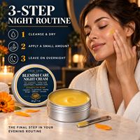 Crème Visage Apaisante Ownbrand pour Peaux Grasses à Tendance Acnéique, Contrôle du Sébum, Affinage des Pores, Lissage et Atténuation des Rougeurs