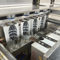 Precio de fábrica directo de alta calidad, máquina de moldeo por soplado semiautomática de 4 cavidades, máquina para fabricar botellas de plástico, soplador de PET