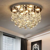 Lustre décoratif moderne à led K9, grand lustre de luxe en cristal, pour salon de mariage, or, vente en gros,