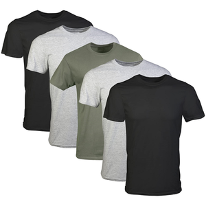 T-Shirt Oversize da Uomo in 100% Cotone di Alta Qualità, Bianco/Nero, Colletto Piatto, Stile <span class=keywords><strong>Semplice</strong></span> Estivo, Vendita all'Ingrosso XS-3XL - Product Image 1
