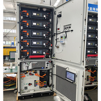 Système de stockage d'énergie au lithium tout-en-un (ESS) pour extérieur, 60 kW, 90 kW, 80 kWh, 100 kWh, 250 kWh, avec batterie solaire et armoire de stockage d'énergie (BESS)