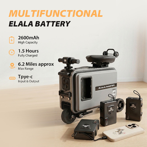 ELALA Nouvelle Arrivée Valise Intelligente Flexible 40L, Valise Électrique Durable pour Sports de Plein Air - Product Image 2