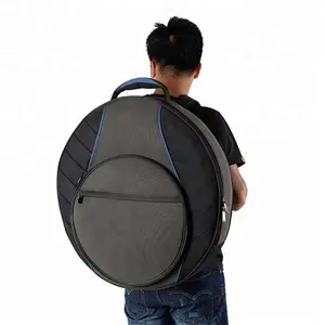 Durable 1680 D PVC Custom Cymbal Musical Instrument Backpack Leather Backpack Bag
