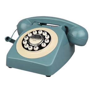 Décoration de ligne fixe Hotsell Vintage OEM ODM <span class=keywords><strong>pour</strong></span> cadeau Mariage Clé Cadran Audio Antique Classique Vintage Téléphone - Product Image 6