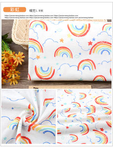 Bebek için RTS % 100% organik pamuk baskılı pamuk kilit örme kumaş - Product Image 4