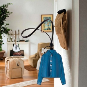 Boshiho Customized Genuine <b>Leather</b> Keychain Elegant <b>Key</b> Holder Gift with Multi-Function <b>Key</b> <b>Chain</b> Handmade Fashion Bag Charm - Product Image 4