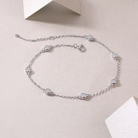 Simple 1ct 2ct 3ct DEF Couleur vvs Fine Lab-grown Diamond Jewelry Bracelet Cadeau