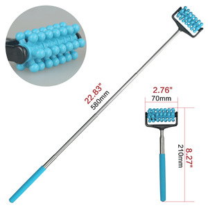 Rodillo de masaje telescópico Yunbei de acero inoxidable, longitud ajustable, masajeador de cuerpo completo para aliviar la espalda, el cuello y los hombros - Product Image 3