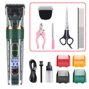 Tondeuse pour chiens CAY, kit de toilettage, matériau ABS, tondeuse à poils et à pattes, chargeur USB, sans fil, silencieuse, lime à ongles, rasoir pour chats et chiens - Product Image 1