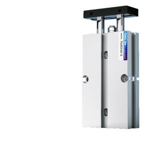 Cilindro Neumático de Doble Eje Tn20x40 S, Cuerpo de Aluminio, Doble Varilla, Diámetro de 20 mm, Carrera de 40 mm, con Interruptor Magnético - Product Image 1