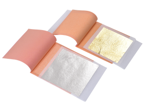 แผ่นฟอยล์ทอง24K แผ่นทองคำเปลวสำหรับงานศิลปะอาหารใช้งานได้จริง - Product Image 2