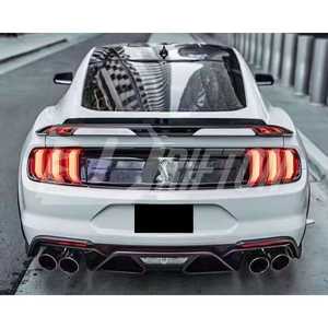 สปอยเลอร์หลังเดี่ยว Drifton สำหรับ Ford Mustang 2015-2017 รุ่น GT500 สไตล์คาร์บอนไฟเบอร์ 3K/6K/12K ลายทอแบบเงา/ด้าน - Product Image 4