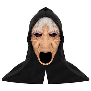 Halloween Horreur Sorcière Latex Couvre-chef Masque pour Street Performance Mascarade Parties <span class=keywords><strong>Film</strong></span> Props Simulation Fantôme Forme - Product Image 5