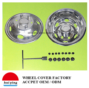 Huiying <span class=keywords><strong>16</strong></span> pouces 304 simulateur de couverture de roue de <span class=keywords><strong>bus</strong></span> en acier inoxydable pour YUTONG TONG/KING LONG JIANG HUAI HY-<span class=keywords><strong>16</strong></span>-010 - Product Image 2