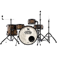 Beatello JBK Batterie, Suspension Non Indépendante, Kit Complet 5 Fûts Professionnel pour Batteur, Instrument de Musique