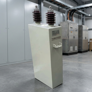 Condensador de Potencia de Alta Eficiencia Serie MV Tibcon 1kV-36kV con Fusible Interno/Externo, Resistencia de Descarga Integrada, Certificado IEC/BIS - Product Image 3