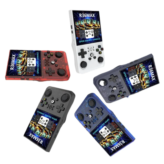 2025 128GB Portable Retro Handheld R36 MAX Video Game Console Built in 22000+ Classic Games Hand Game Consoles 4.0inch Screen