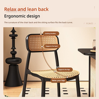 Chaise de salle à manger en plastique de design italien, imperméable, écologique, chaises de loisirs d'extérieur empilables, chaise de salle à manger d'extérieur