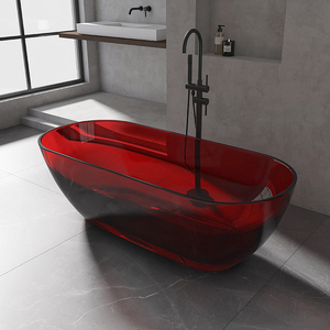 Catégorie de produits Baignoire autoportante moderne Maydon Baignoire ovale à surface solide pour salle de bains design élégant Pierre artificielle - Product Image 4