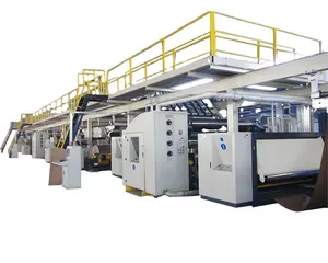 Automatic 3 ply 5 ply corrugated sheet corrugation machine /corrugated cardboard production line / carton box making plant