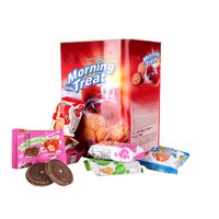 Groothandel OEM Zoete Kaasroom Gevulde Verpakkingsdozen 700g Gemengde Sandwichkoekjes