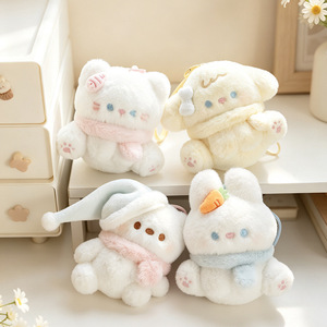 Peluches personalizados en stock: Conejos blancos suaves, juguetes de peluche a granel, animales de peluche, juguetes de dibujos animados y anime para máquinas de garras - Product Image 1