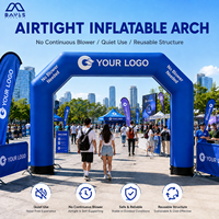 Arche Gonflable TPU Hermétique Sans Souffleur Personnalisée Entrée pour Événements Intérieur Extérieur Promotions et Courses