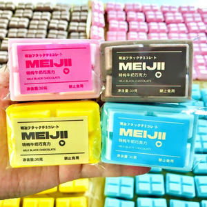 ของเล่นบีบคลายเครียดรูปช็อกโกแลต PU น่ารัก กลิ่นหอม บีบแล้วคืนรูปช้า ของเล่นเด็ก ของเล่นบีบฟิดเจ็ต - Product Image 2
