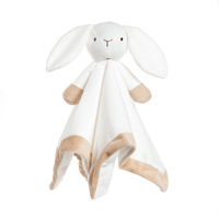 Couverture de sécurité personnalisée OEM ODM pour bébé, motif animal, lapin, cerf, éléphant, en peluche, jouet réconfortant pour nouveau-né, vente en gros