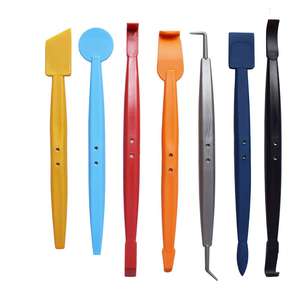 7 en 1 Aimant <span class=keywords><strong>Raclette</strong></span> Voiture Autocollant Ancien Dissolvant De Colle Magnétique Longue Poignée Crochet Kit Fenêtre Film Coin Atteindre Grattoir bord Prise B20 - Product Image 1