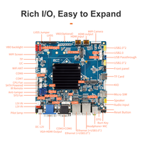 Carte mère RK3588 Octa Core 8K WiFi6 BT Open Source pour développement, Android 12, Linux OS, LVDS, MIPI, VGA, VBO 4K/8K pour PC tout-en-un