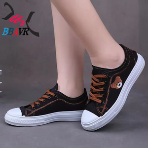 Zapatos de Lona de Venta Caliente para Primavera y Verano, Zapatos Casuales Transpirables para Mujer, Versión Coreana de Moda, Versátiles y Planos - Product Image 3