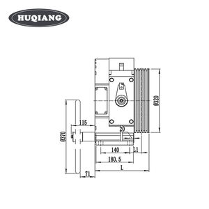 Getriebe lose Permanent magnet Synchron MONADRIVE Aufzug Traktion maschine MCK100 MCG MONA Home Villa Aufzug EMK Bremse - Product Image 4