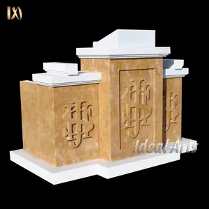 Neues Design Guter Verkauf Kirche Gebraucht Marmor Geschnitzte Göttliche Altar Tisch Hand geschnitzte Marmor Kirche Altar Kanzel