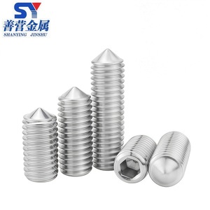 Tornillo de Fijación de Acero Inoxidable 304 de Alta Calidad con Cabeza Puntiaguda M3 M4 M5 M16, Tornillo de Máquina con Extremo Cónico y Hexágono Interno GB78 - Product Image 3
