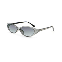 Lunettes de soleil Y2K 2026 style monture complète multicolores vert beige rouge imprimé léopard, monture étroite, lunettes œil-de-chat tendance pour femme