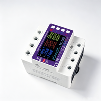 Disjoncteur intelligent WiFi Tuya triphasé 100A avec compteur d'énergie, protection contre les surtensions et les sous-tensions, interrupteur à distance pour la maison