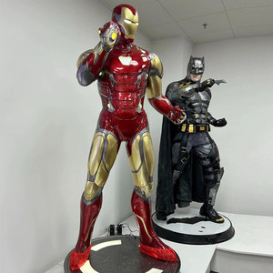 รูปปั้นไอรอนแมน มาร์ค 85 ขนาดเท่าคนจริงจากมาร์เวล อเวนเจอร์ส 1:1 พร้อมถุงมืออินฟินิตี้และไฟ LED ทำจากไฟเบอร์กลาสเรซิ่น ของสะสมตกแต่ง - Product Image 3