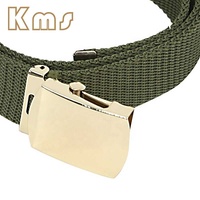 Ceinture tactique KMS, vente en gros OEM, prête à être expédiée, style tendance, entraînement, ceinture tactique à boucle métallique d'assaut