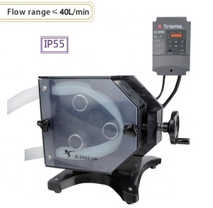 Huiyu IP54 Industrial Large Flow Rate High <b>Volume</b> Variable AC Gear Motor Separate-design on Control and Drive Peristaltic Pump - Product Image 1